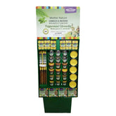 Wholesale Peppermint Citronella Candle & Incense Package with Custom Floor Displayer